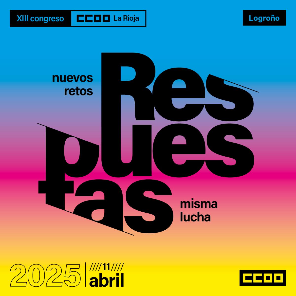 XIII Congreso de CCOO de La Rioja